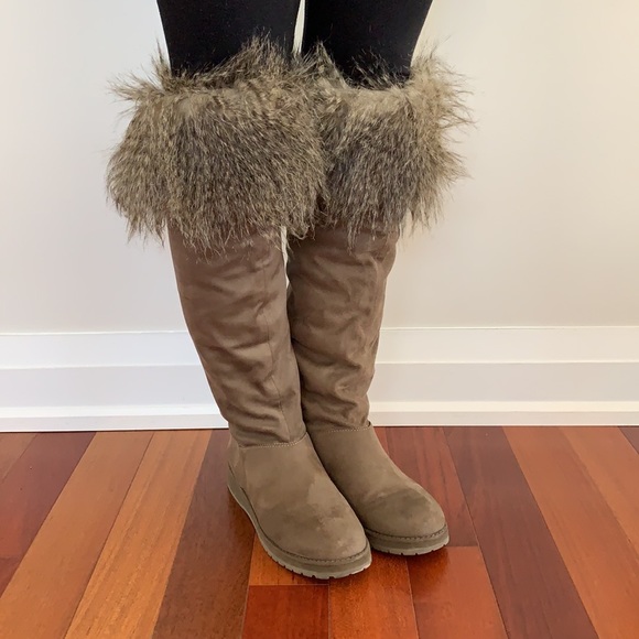 Aldo fur lined boots size 40 - Picture 5 of 12